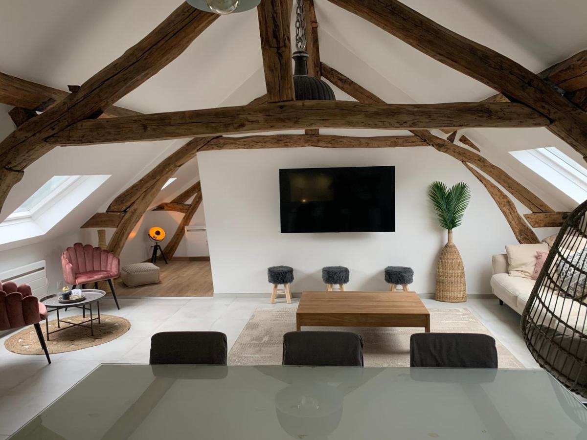 Appartement Spacieux En Plein Coeur De รูออง ภายนอก รูปภาพ